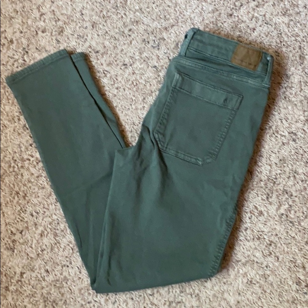 American Eagle Green Hi-Rise Jeggings